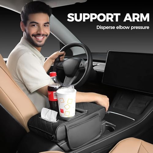 Leather Car Armrest Cushion