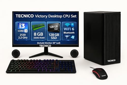TECNICO Victory Desktop CPU Set