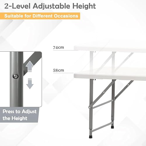 Livzing 4 Ft Length|Height Adjustable