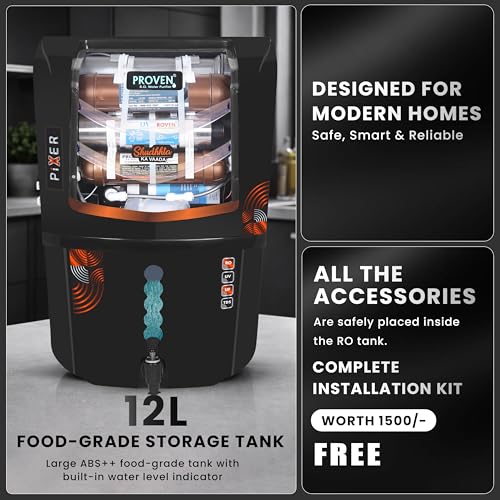Proven Pixer RO Water Purifier 12L RO+UV+UF Copper Zinc - Image 4