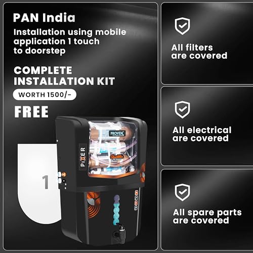 Proven Pixer RO Water Purifier 12L RO+UV+UF Copper Zinc - Image 7