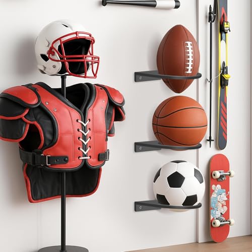 Basketball Wall Mount 2-Pack, Black