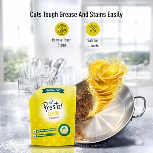 Amazon Brand - Presto! Dishwash