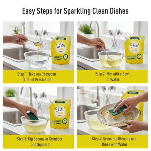 Amazon Brand - Presto! Dishwash