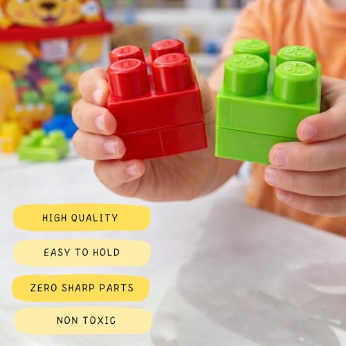 TOYTALES Blocks 24 Pieces Building Blocks Set for Kids, Multicolor - Image 3