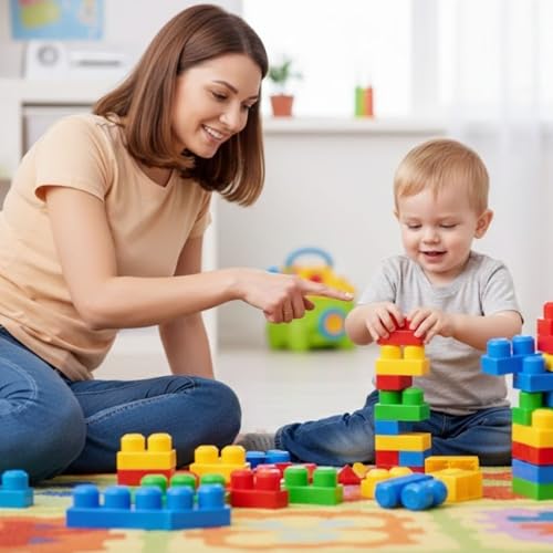 TOYTALES Blocks 24 Pieces Building Blocks Set for Kids, Multicolor - Image 6