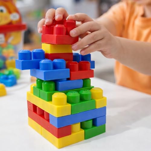 TOYTALES Blocks 24 Pieces Building Blocks Set for Kids, Multicolor - Image 7