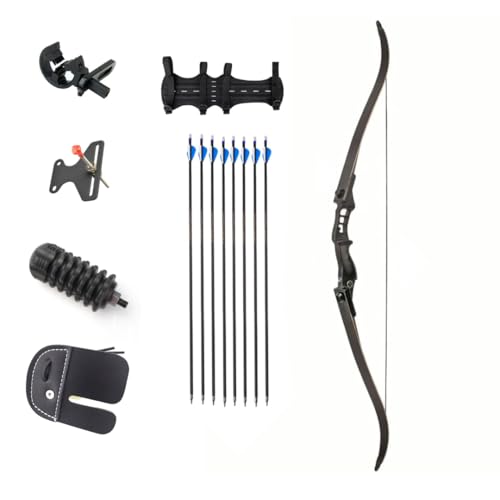 Recurve Bow Set, Black, Alloy