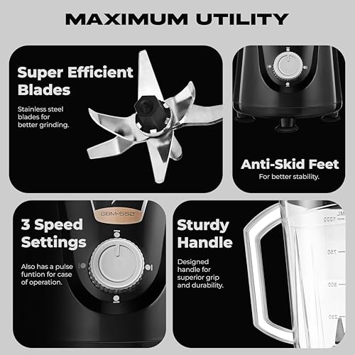 Kinsco 550W Blender Mixer
