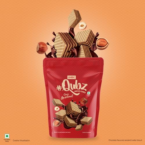 Unibic Wafer Qubz Hazelnut 240gm - Image 5