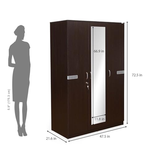 Nilkamal Riva 3 Door Wooden
