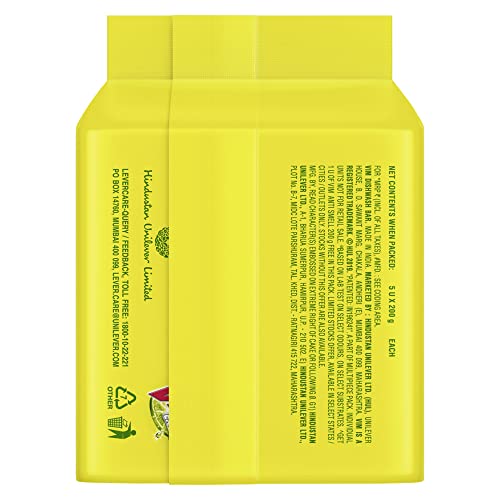 Vim Antismell Dishwash Bar with Pudina|| 190 g (Buy 4 Get 1 Free) - Image 5