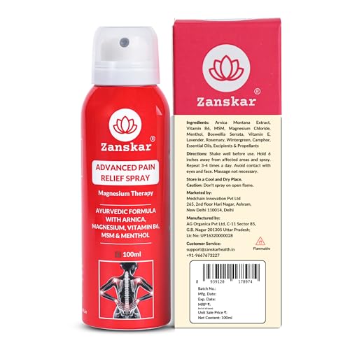 Zanskar Magnesium Pain Relief Spray