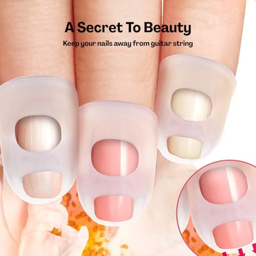 10 Pcs Silicone Guitar Finger