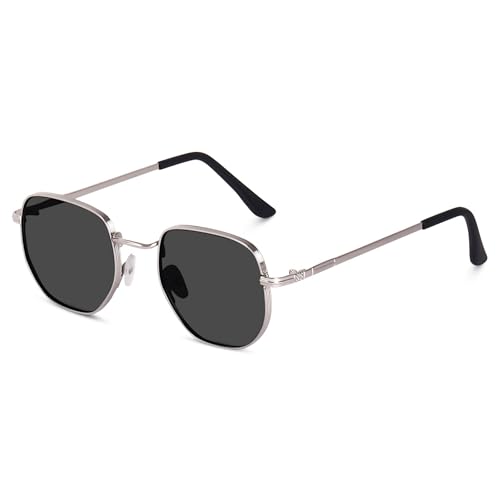 ARICKS Hexagonal Polarized Sunglasses Men