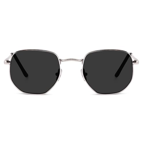 ARICKS Hexagonal Polarized Sunglasses Men