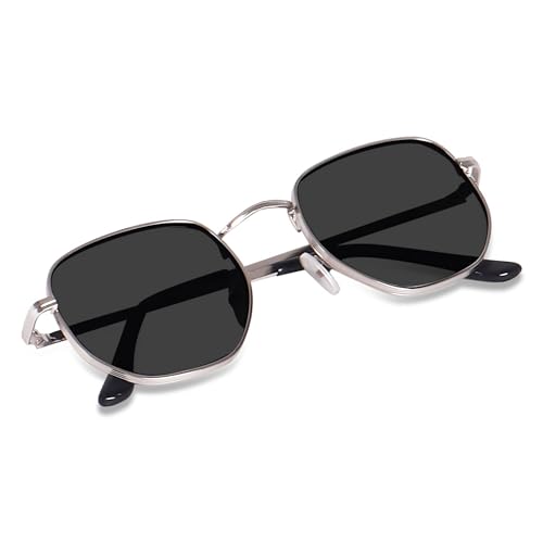 ARICKS Hexagonal Polarized Sunglasses Men