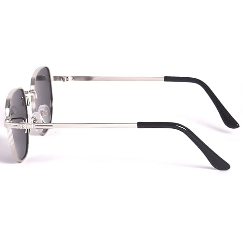 ARICKS Hexagonal Polarized Sunglasses Men