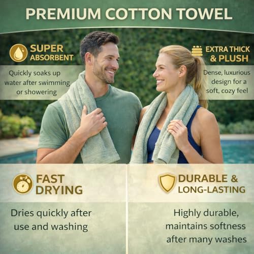 Fitness Mantra® Cotton Bath Towel