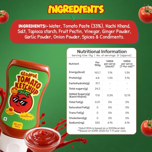Gladful Tomato Ketchup for kids