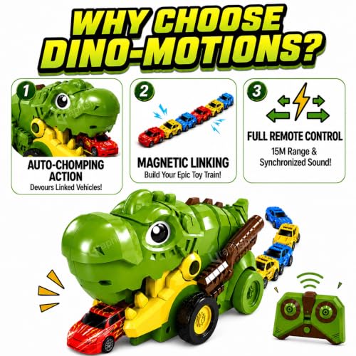 GRAPHENE Remote Control Dinosaur Car
