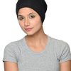 The Headscarves Bamboo Viscose Solid Seams Slouchy Snood Cap for Women - Image 2