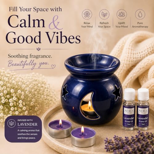 AuraDecor Fragrance Heat Diffuser Gift