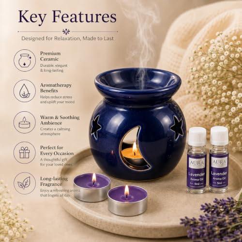AuraDecor Fragrance Heat Diffuser Gift