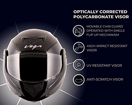 Vega Crux Dx Black Helmet-L - Image 3
