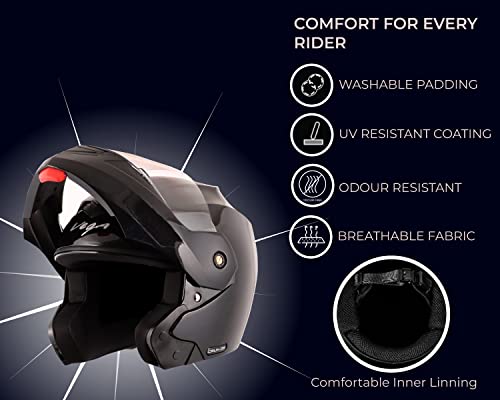 Vega Crux Dx Black Helmet-L - Image 5