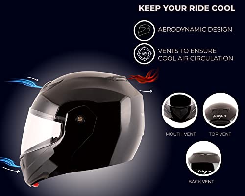 Vega Crux Dx Black Helmet-L - Image 6