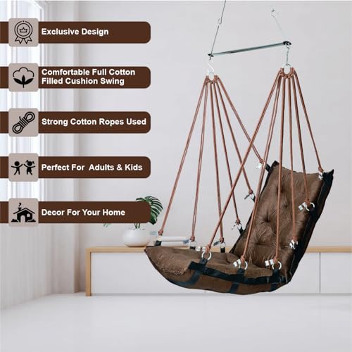 JULJULIA Swing for Balcony, Cotton