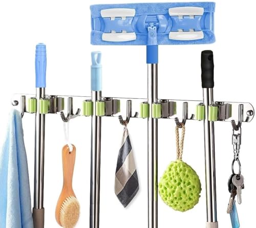 Mop and Broom Holder Wall