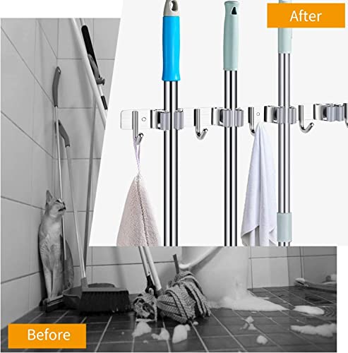 Mop and Broom Holder Wall