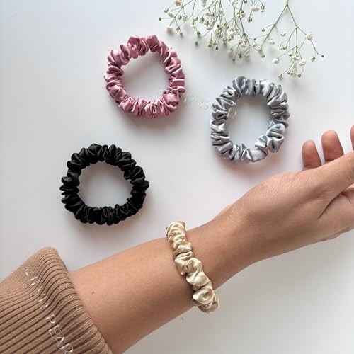 SILVR BEAR Luxury Satin Scrunchies