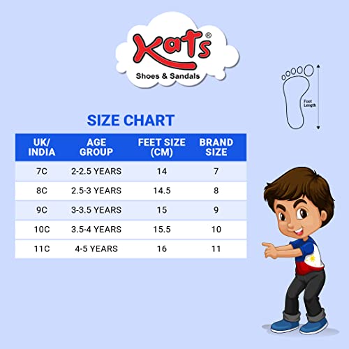 KATS SHOES Unisex-Child Kids Unisex Casual Shoes Sneakars - Image 3