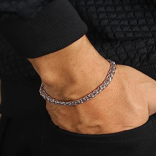 Fashion Frill Stylish Silver Bracelet