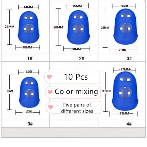 10pcs Guitar Silicone Finger Protector