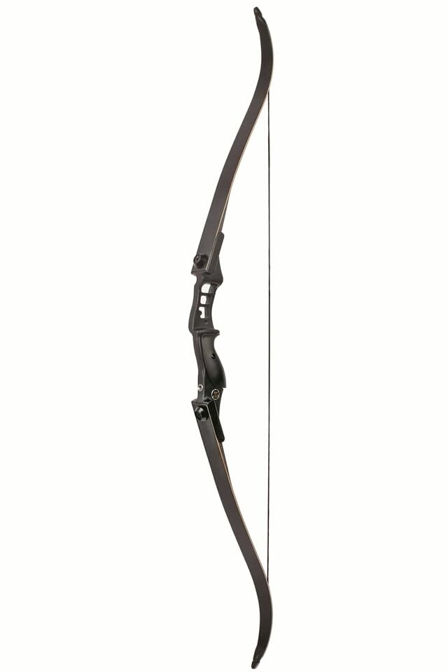 Futaba -Right Hand Archery Recurve Bow - 55 lbs - Black - Image 3