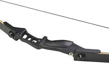 Futaba -Right Hand Archery Recurve Bow - 55 lbs - Black - Image 6