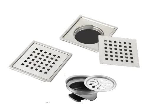 Aquieen Stainless Steel Bathroom Floor