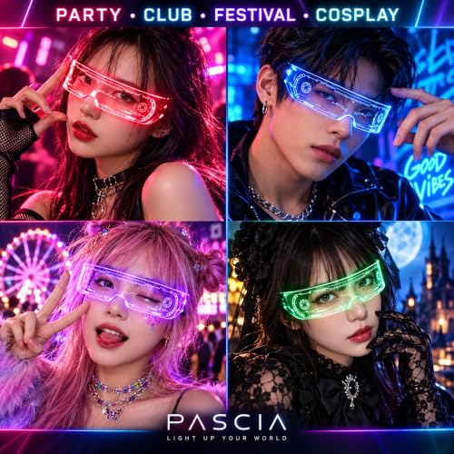 HIFEER Visor Glasses with 7 Colors & 5 Lighting Modes - Image 5