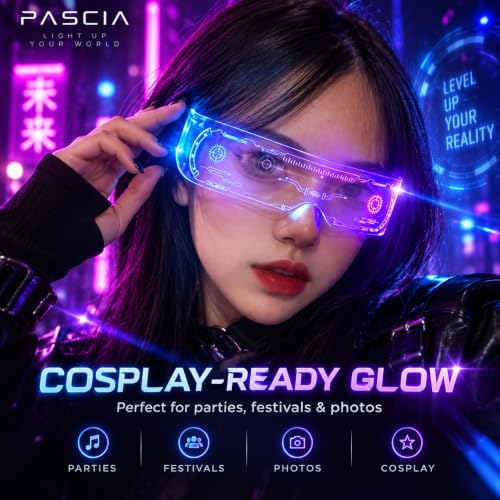 HIFEER Visor Glasses with 7 Colors & 5 Lighting Modes - Image 7