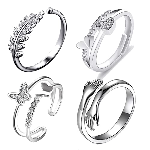 Fashion Frill Delicate Hug Silver