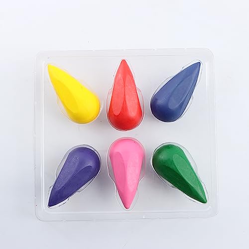 Luxor Doodles Child Grip Plastic Crayons 6's, Pack of 2 - Image 4