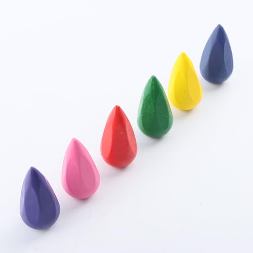 Luxor Doodles Child Grip Plastic Crayons 6's, Pack of 2 - Image 5
