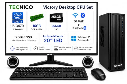 TECNICO Desktop CPU Set, Core