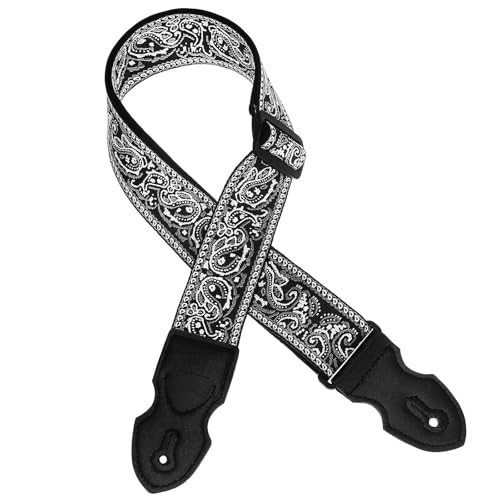 HASTHIP Guitar Strap 85-140cm Adjustable Boho for Electric Acoustic
