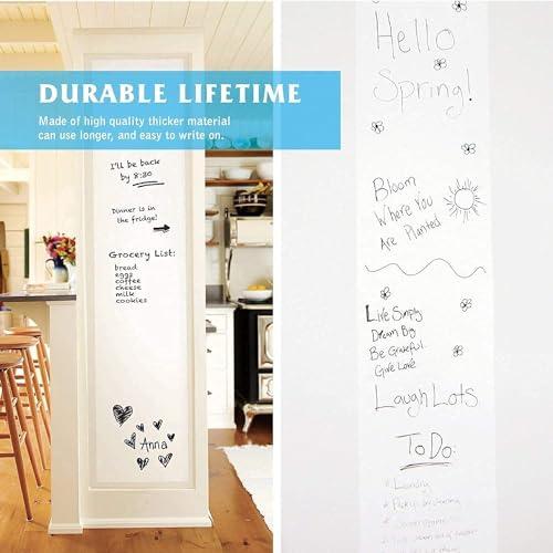 YAJNAS 45x200 CM Whiteboard Sticker