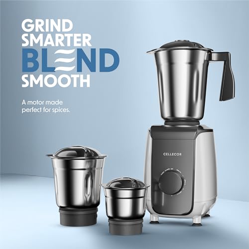 CELLECOR CMG60WH Mixer Grinder 600W
